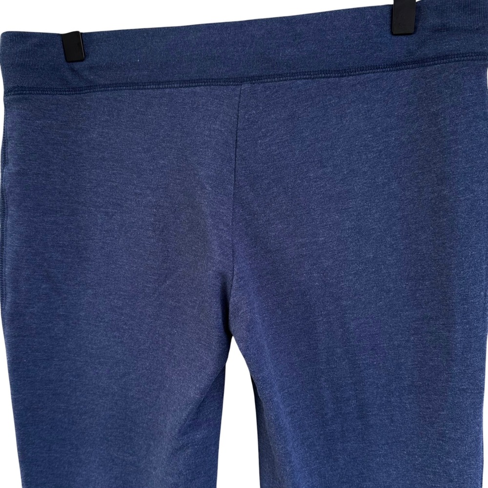 Aeropostale Women's Medium Blue Heather Spellout Graphic Flare Sweatpants Y2K - Picture 5 of 10